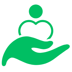 Ícone de atendimento humanizado